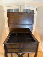 Antiker Biedermeier Nähtisch mit Schublade und Innenfächern