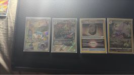 Cartes Pokémon 4 pièces État neuf