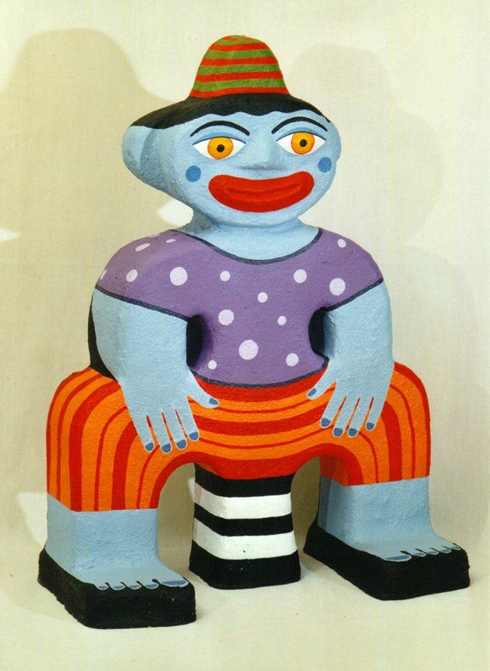 Sculture & Statue: Zement Figur "Klaun" – Usato da Aarberg venduto da Fritto