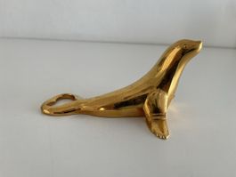 Vintage Seelöwe Flaschenöffner aus Metall