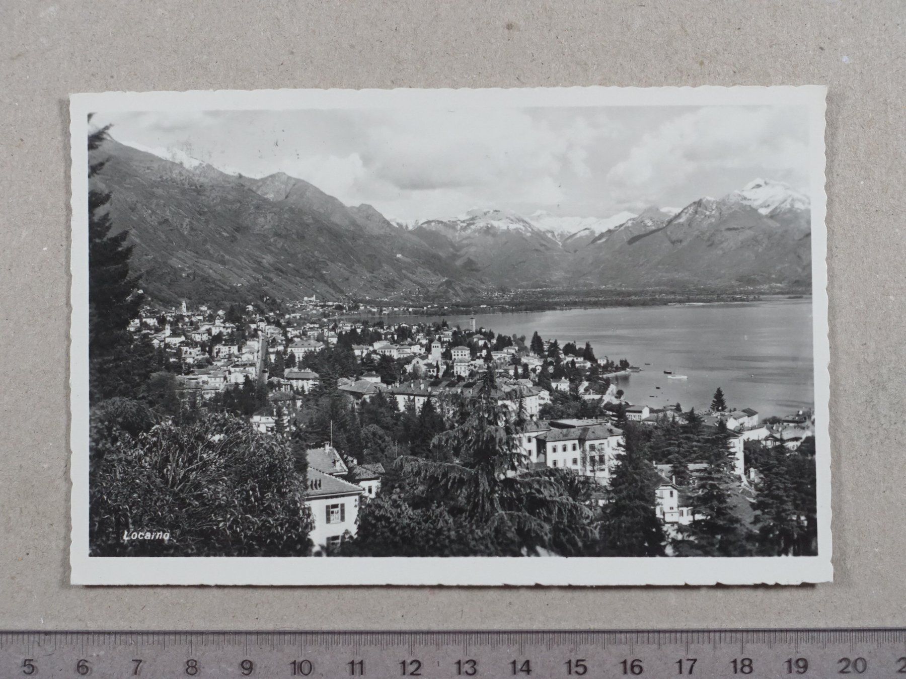 Cartoline postali: Locarno, 1963 – Usato da Lenzburg venduto da fh1