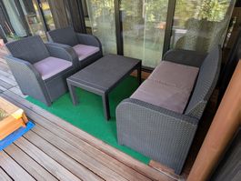 Poly-Rattan Gartenlounge