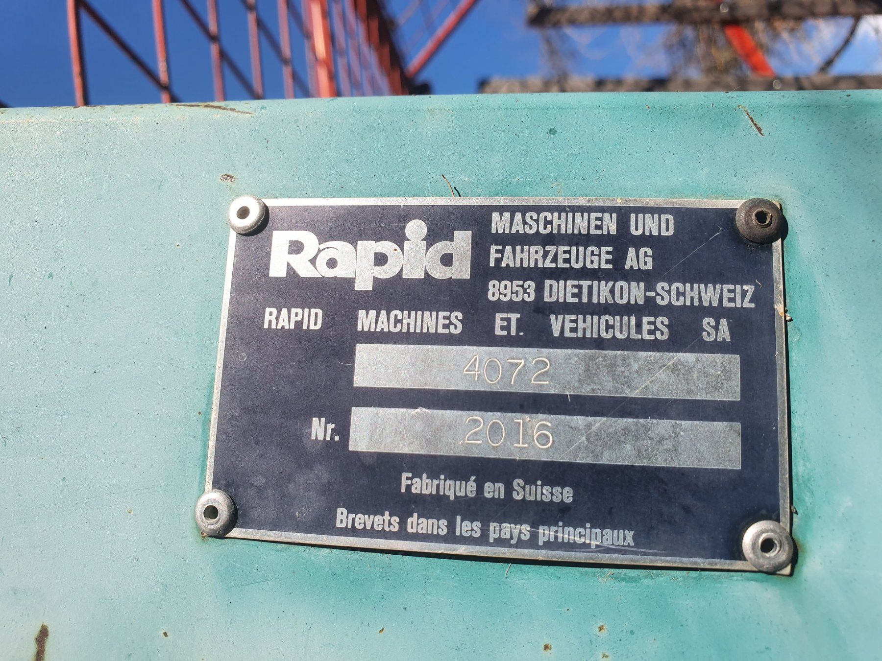 Rapid Tutte le macchine: Ladewagen Rapid – Usato da Zermatt venduto da Heinrich6631 1