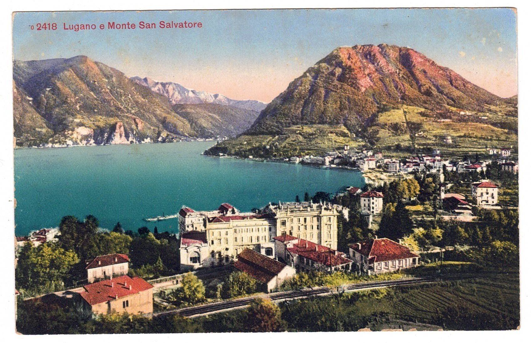 Cartoline postali: Lugano e Monte San Salvatore – Usato da Kreuzlingen venduto da Koi4