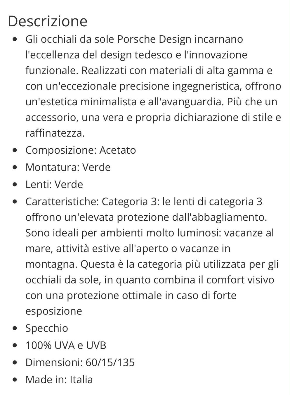 Porsche Occhiali & Lenti: Occhiali da sole nuovi – Nuovo e nell'imballaggio originale da Davesco soragno venduto da Gaby230 1