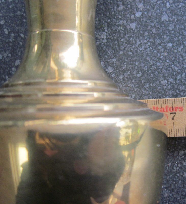 Vasi & Recipienti: Mid Century Amphorenvase aus Messing – Usato da Bischofszell venduto da raika 8
