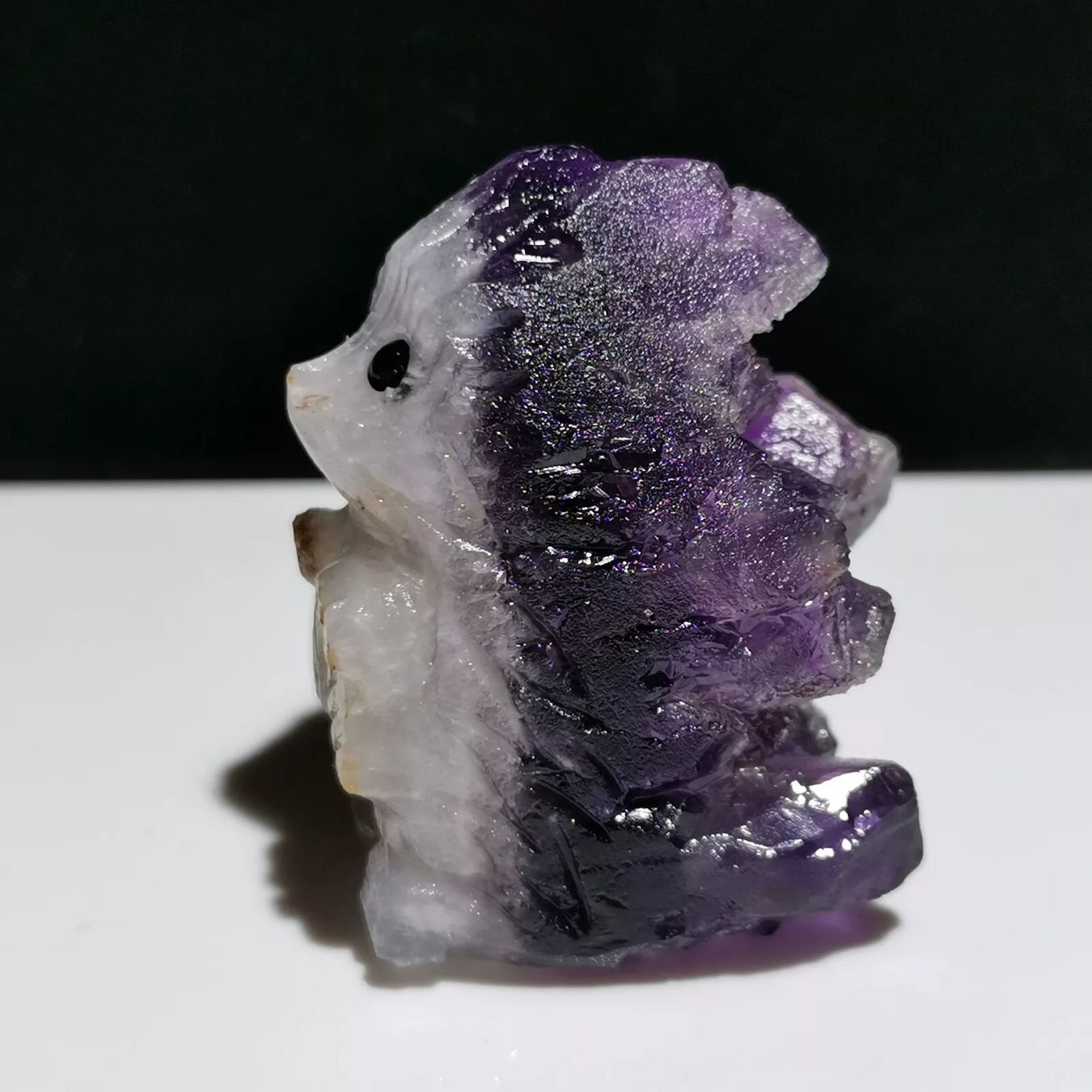 Pietre preziose: Mini Amethyst Igel Figur Statue Hérisson Améthyste – Nuovo (secondo la descrizione) da Prilly venduto da ilyria73 5