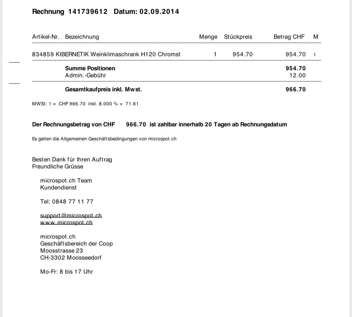 Kibernetik Frigoriferi: Kibernetik Weinkühlschrank, defekt – Difettoso da Maienfeld venduto da Lil_Swiss 4