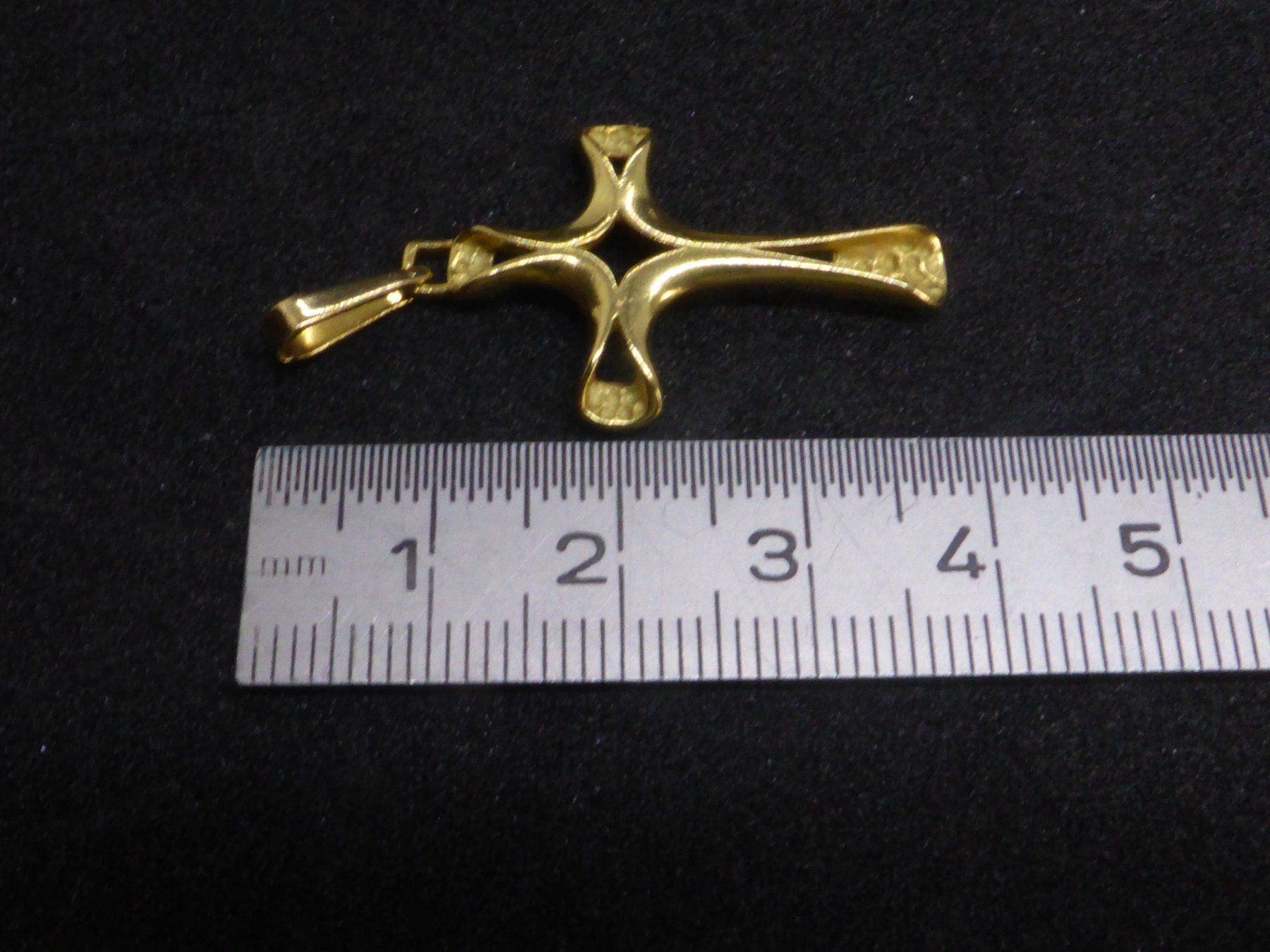 Ciondoli: Croix en or 750 jaune – Usato da Porrentruy venduto da Tic-Time 3