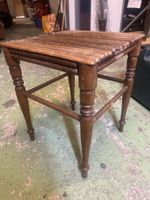 Antiker Taburett / Beistelltisch - Blumenablage Vintage (d1)