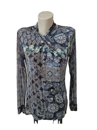 Blusen Shirt DESIGUAL Gr. 38 (L) Blautöne