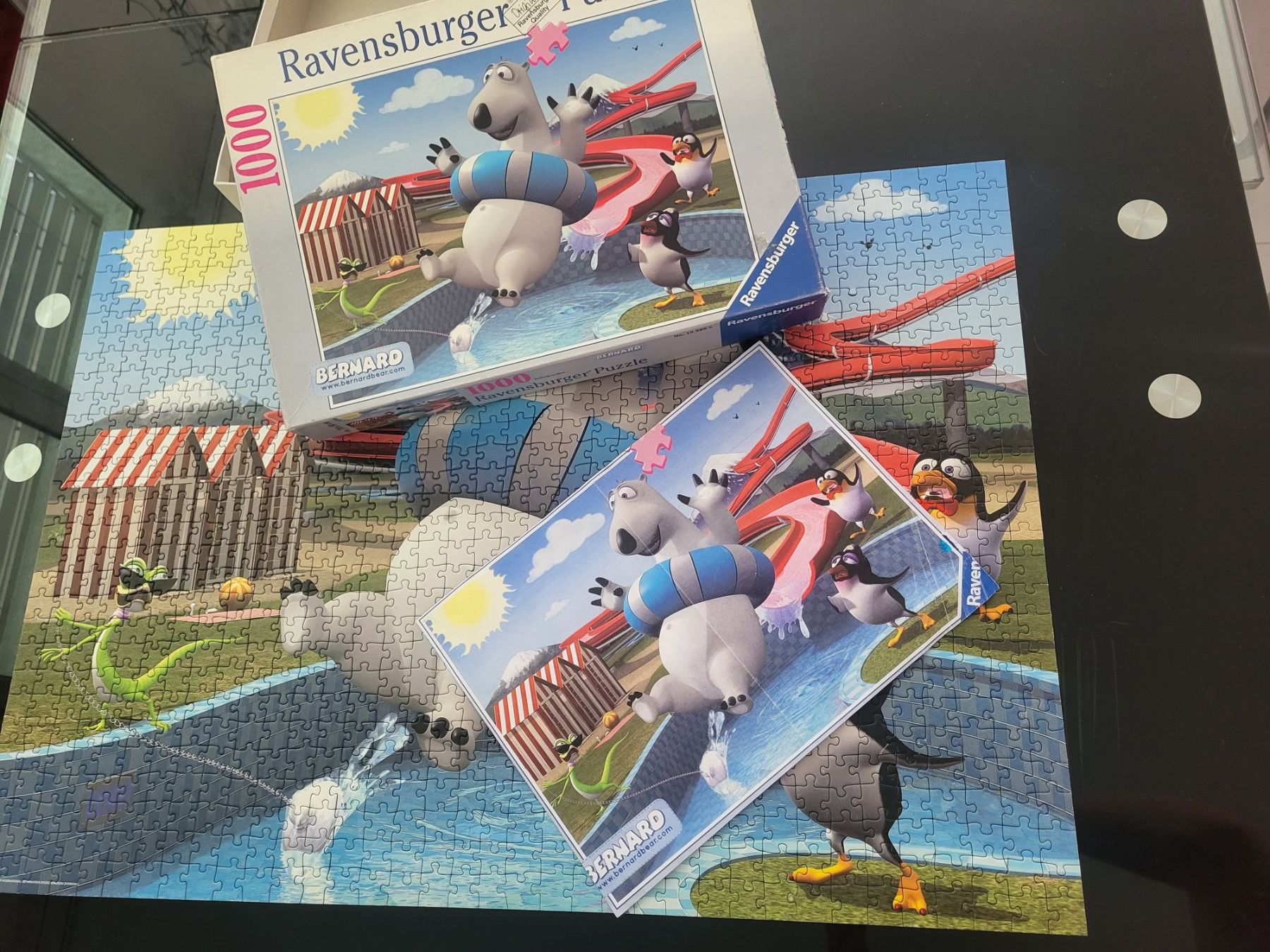 Ravensburger Puzzles: Puzzle 1000 Ravensburger Badi Rutsche Bernard – Gebraucht aus Boswil von i12i 2