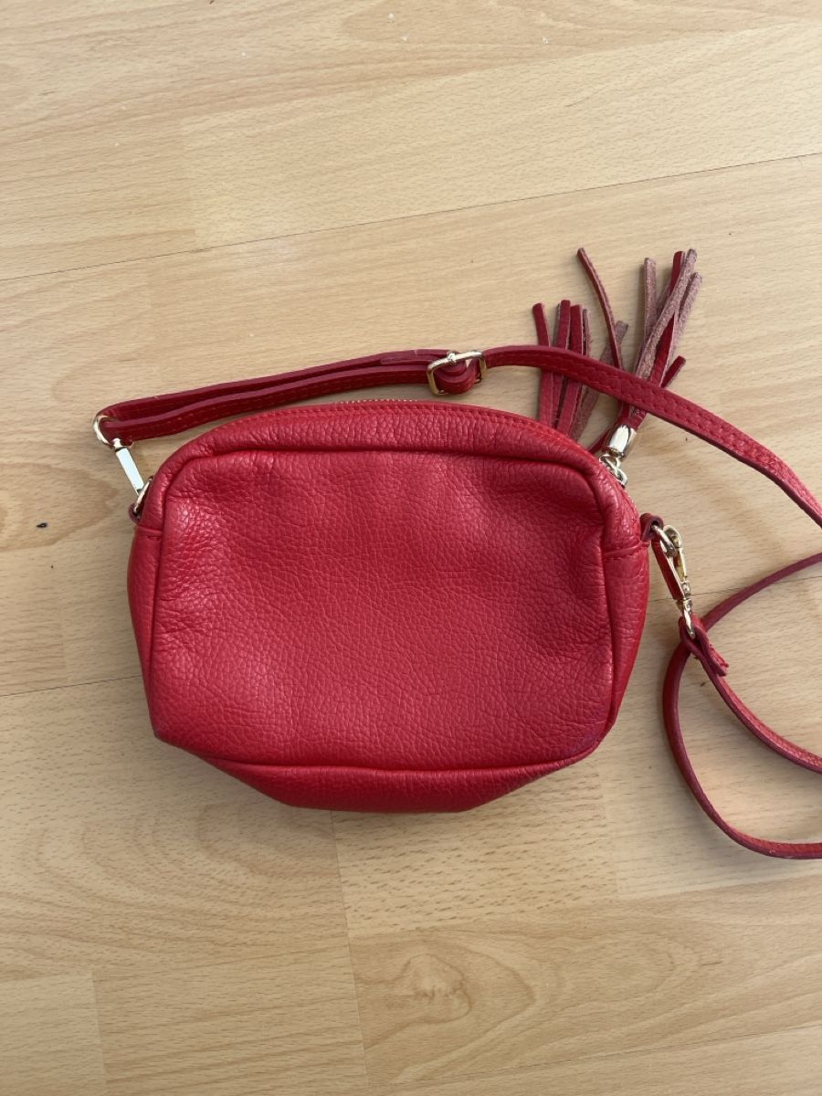 Borse da donna: Kleine rote Tasche aus Leder – Usato da Lindau venduto da Caemi77 2