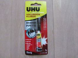 UHU Sekundenkleber flüssig 3g