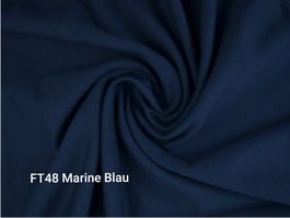 French Terry Navy Blau