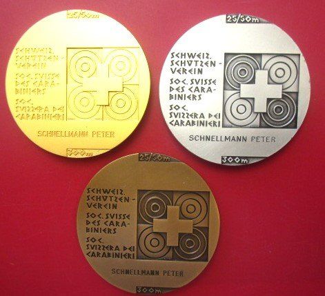 Medaglie: SSV Feldmeisterschaft - Gold - Silber - Bronze – Nuovo (secondo la descrizione) da Luzern venduto da Horoskop1 4