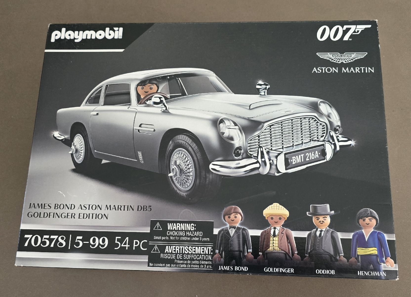 Playmobil Giocattoli: Playmobile Aston Martin 007 neuf – Nuovo e nell'imballaggio originale da Courtemaîche venduto da justine21