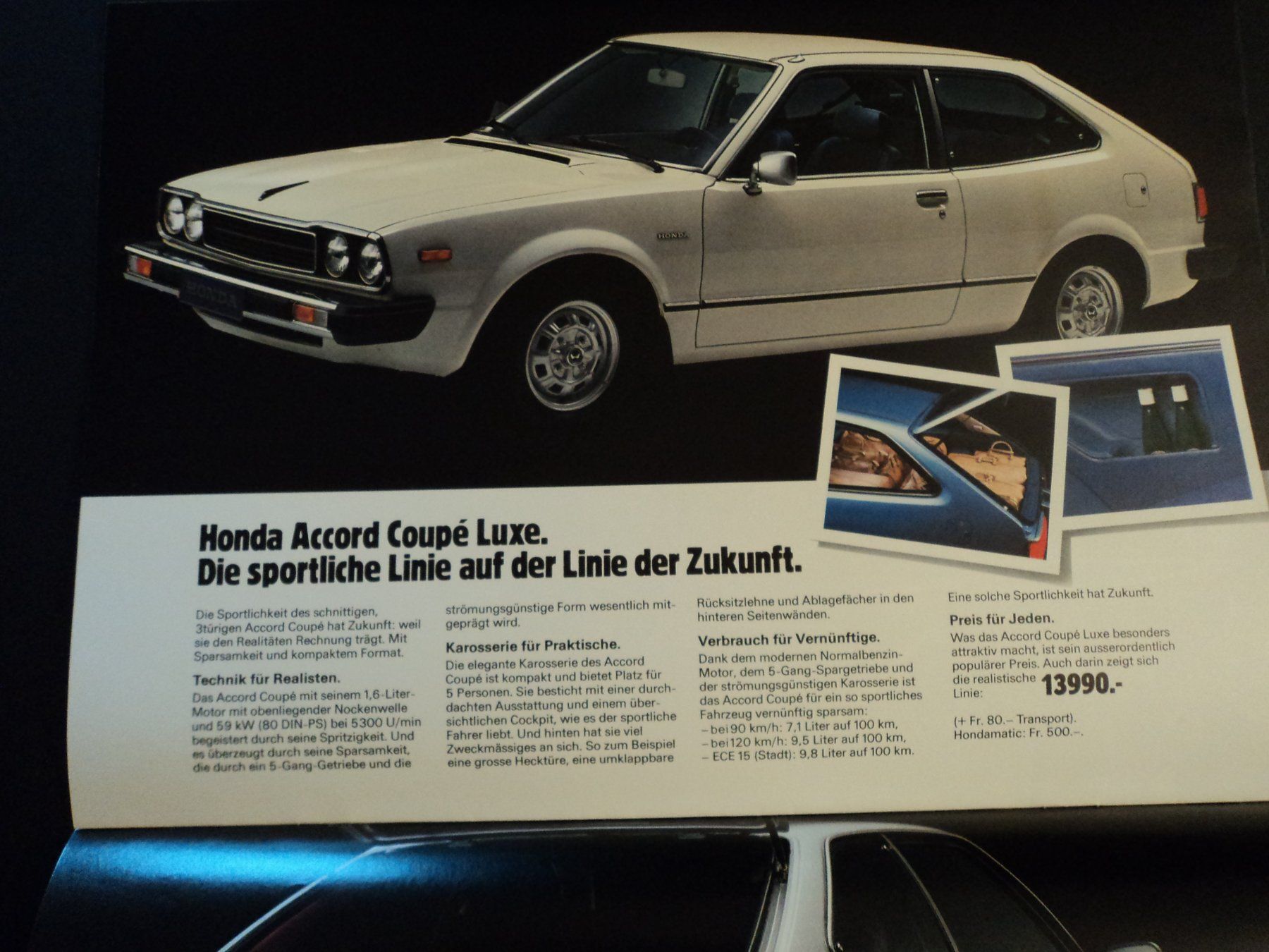 Honda Documenti: Prospekt Honda Programm 1979 – Usato da Schwarzenburg venduto da modelCARama 4