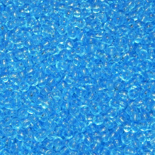 Perle (finte): Saatperlen Transparent Light Aqua 3mm – Nuovo e nell'imballaggio originale da Klingnau venduto da SilberwindArt