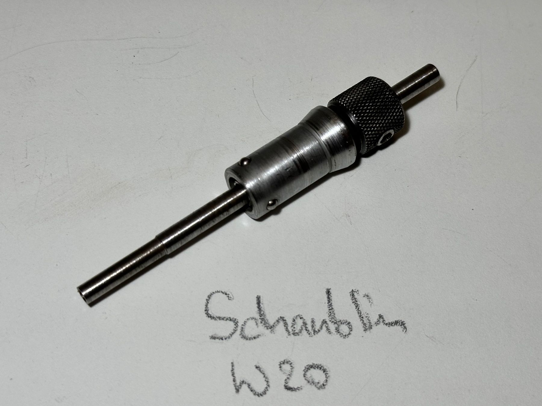 Schaublin Alle Werkzeuge: Spannzangenanschlag Schaublin W20 Anschlag – Gebraucht aus Boswil von ABLagerBoswil