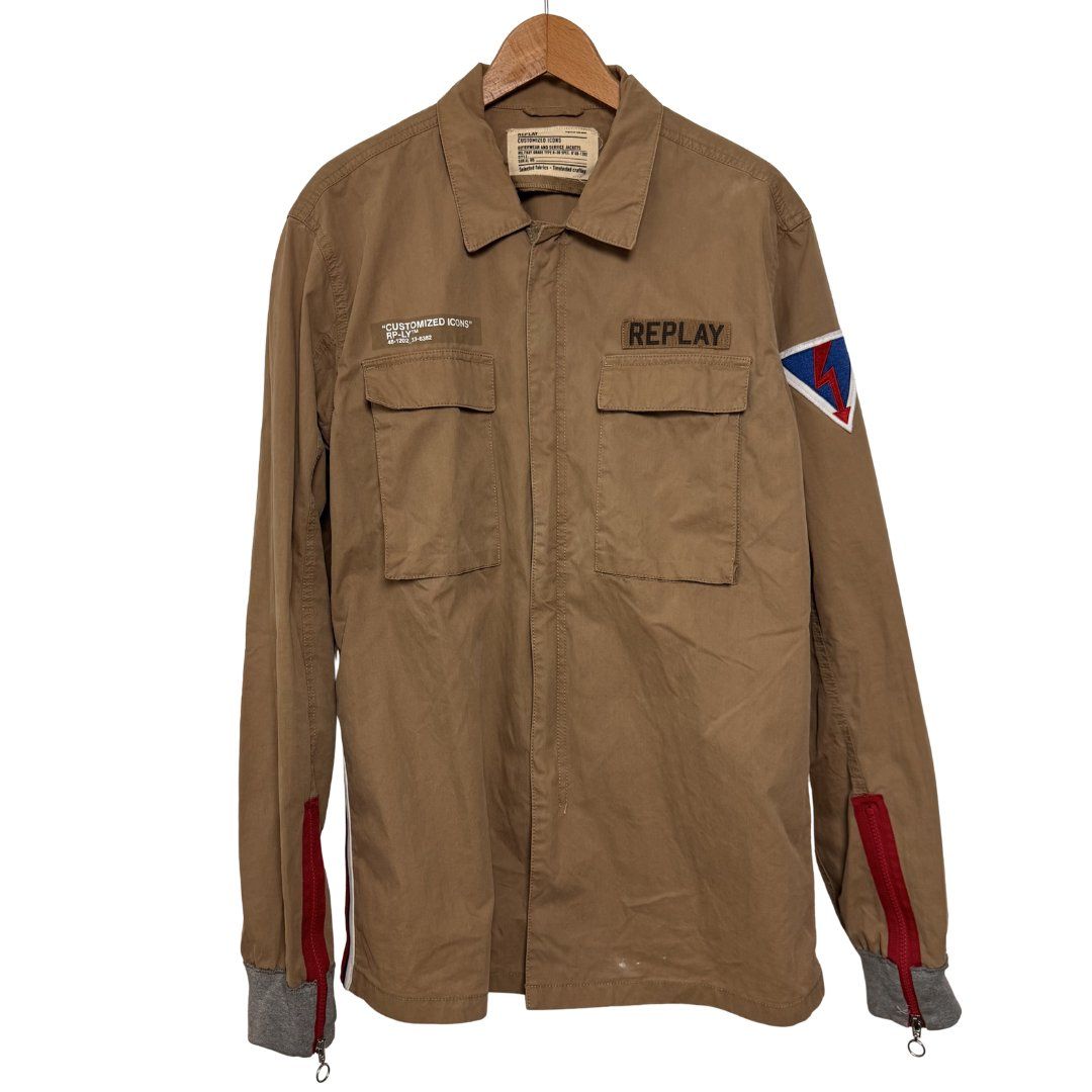 Replay Giacche: REPLAY leichte Jacke Beige Gr. XXL – Usato da Porrentruy venduto da MadameResell 1