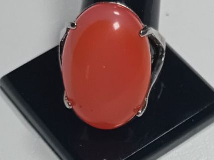 Ringe: ring modeschmuck mit achat,,,orange – Neu (gemäss Beschreibung) aus Basel von bij_5hqd