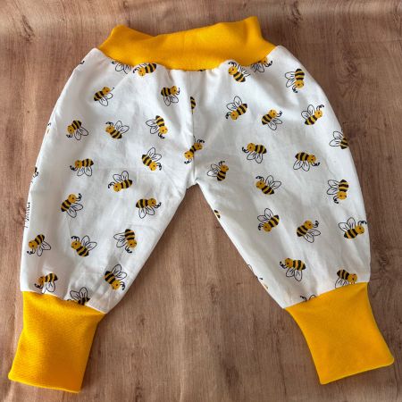 Babyhösli «Bienchen», selbst genähtes Unikat, Grösse 50 / 56
