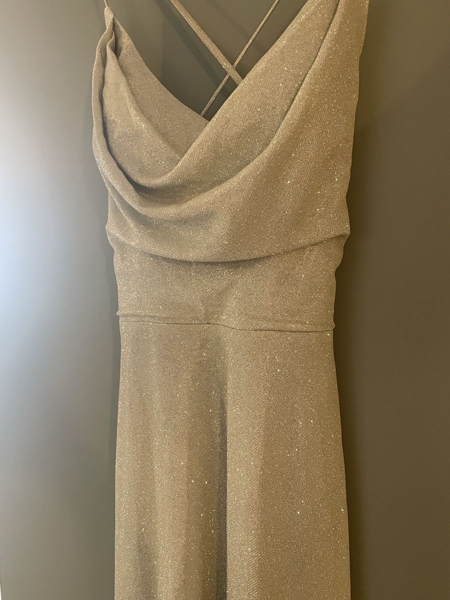 Kleider: Glitzer Abendkleid lang rückenfrei – Gebraucht aus Samstagern von jeh_9jxl 2