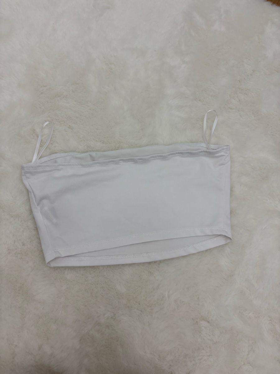 Tops: Damen Bustier weiss Grösse S neuwertig – Gebraucht aus Ebikon von luu_2x95 1