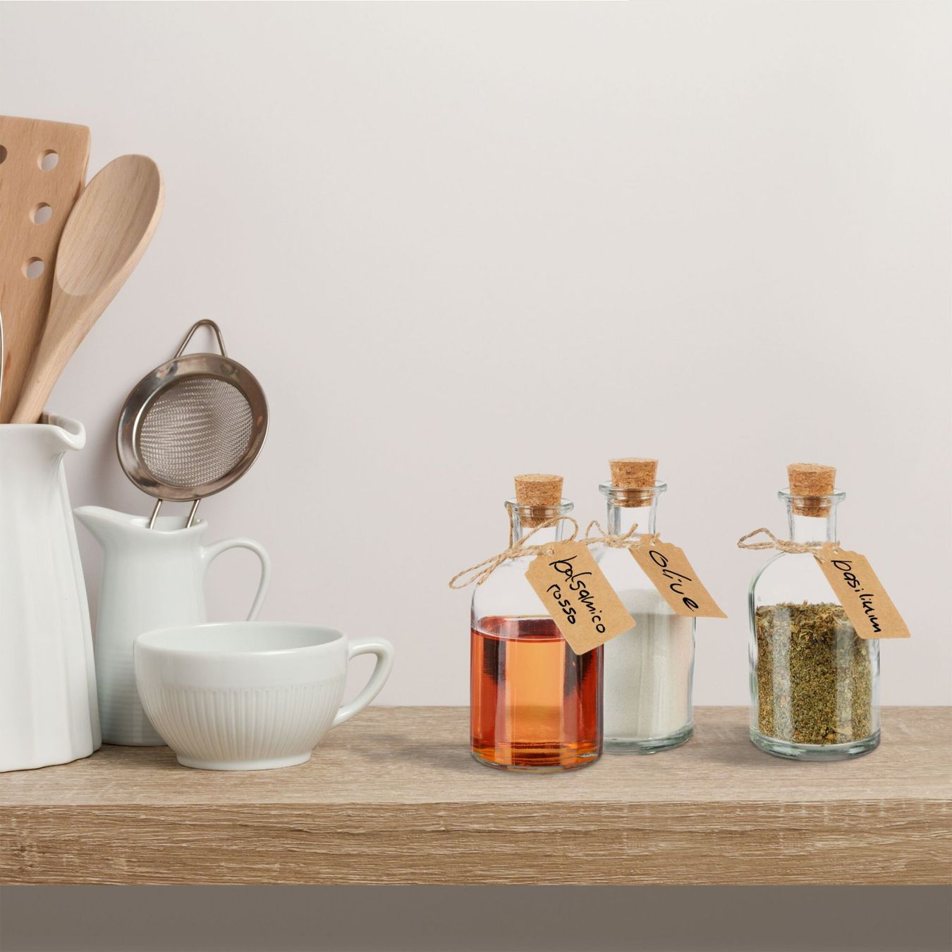 Altro in Stoviglie & Bicchieri: Fläschchen Set mit Korkdeckel 125ml - 24er Set – Nuovo e nell'imballaggio originale da Gerlafingen venduto da Tsuru 1
