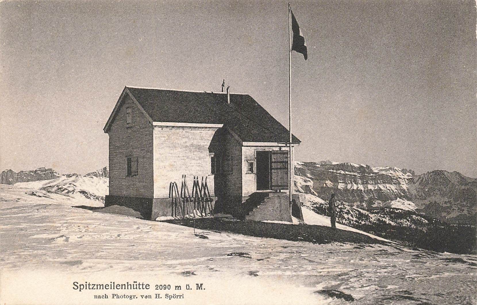 Cartoline postali: Spitzmeilenhutte Flums – Usato da Biasca venduto da Blenio71
