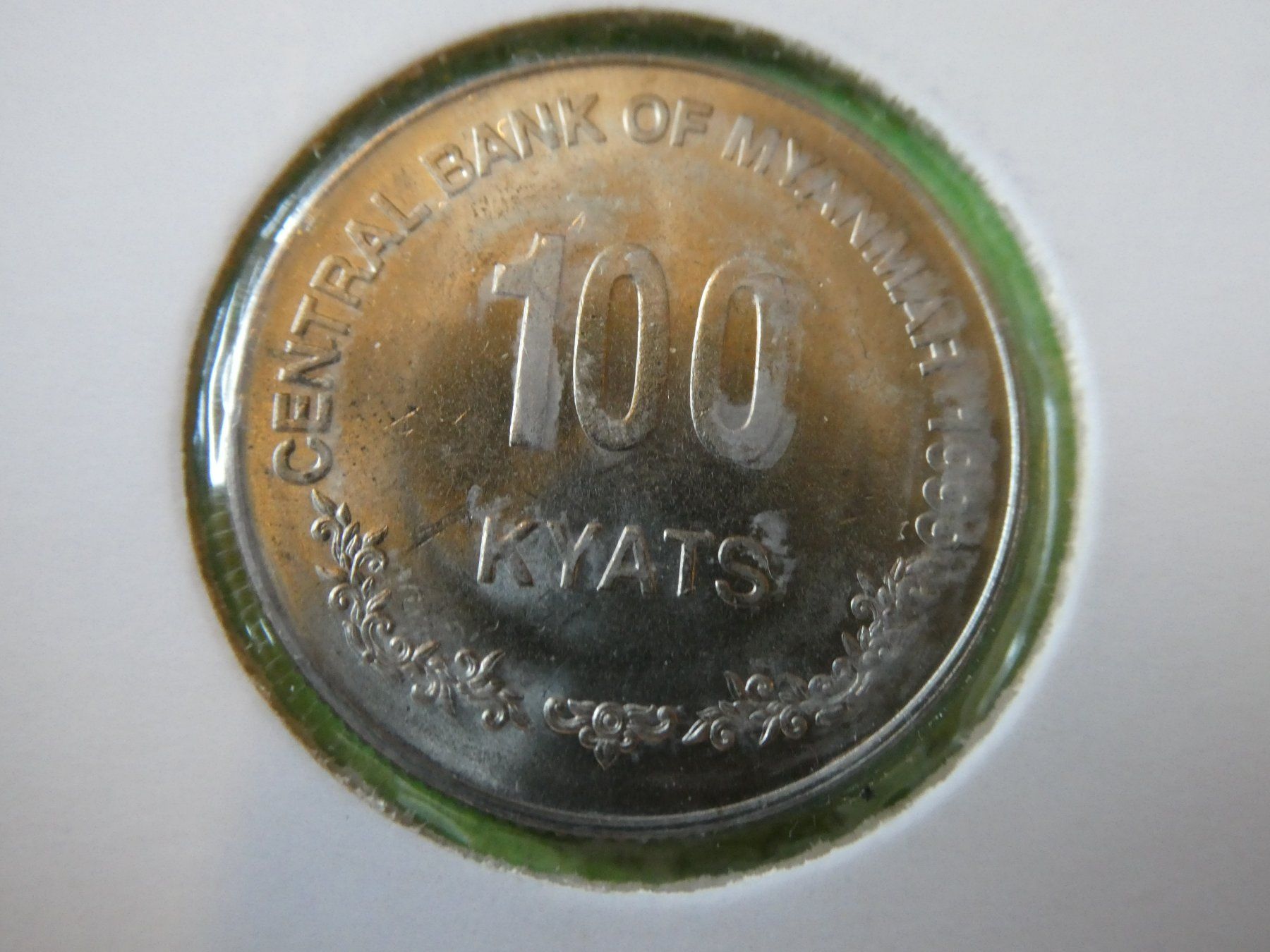 Tutti le monete: Myanmar 1999 100 Kyats    stgl – Usato da Hinterforst venduto da Rohusri 1