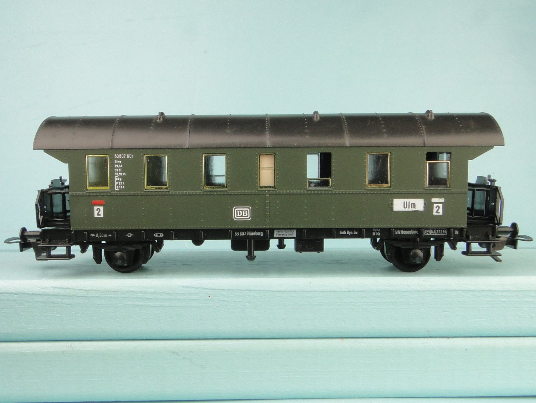 Fleischmann Modellini di ferrovie: Fleischmann H0 Länderbahn  Wagen / Märklin Kupplung – Usato da Bülach venduto da cann11 3