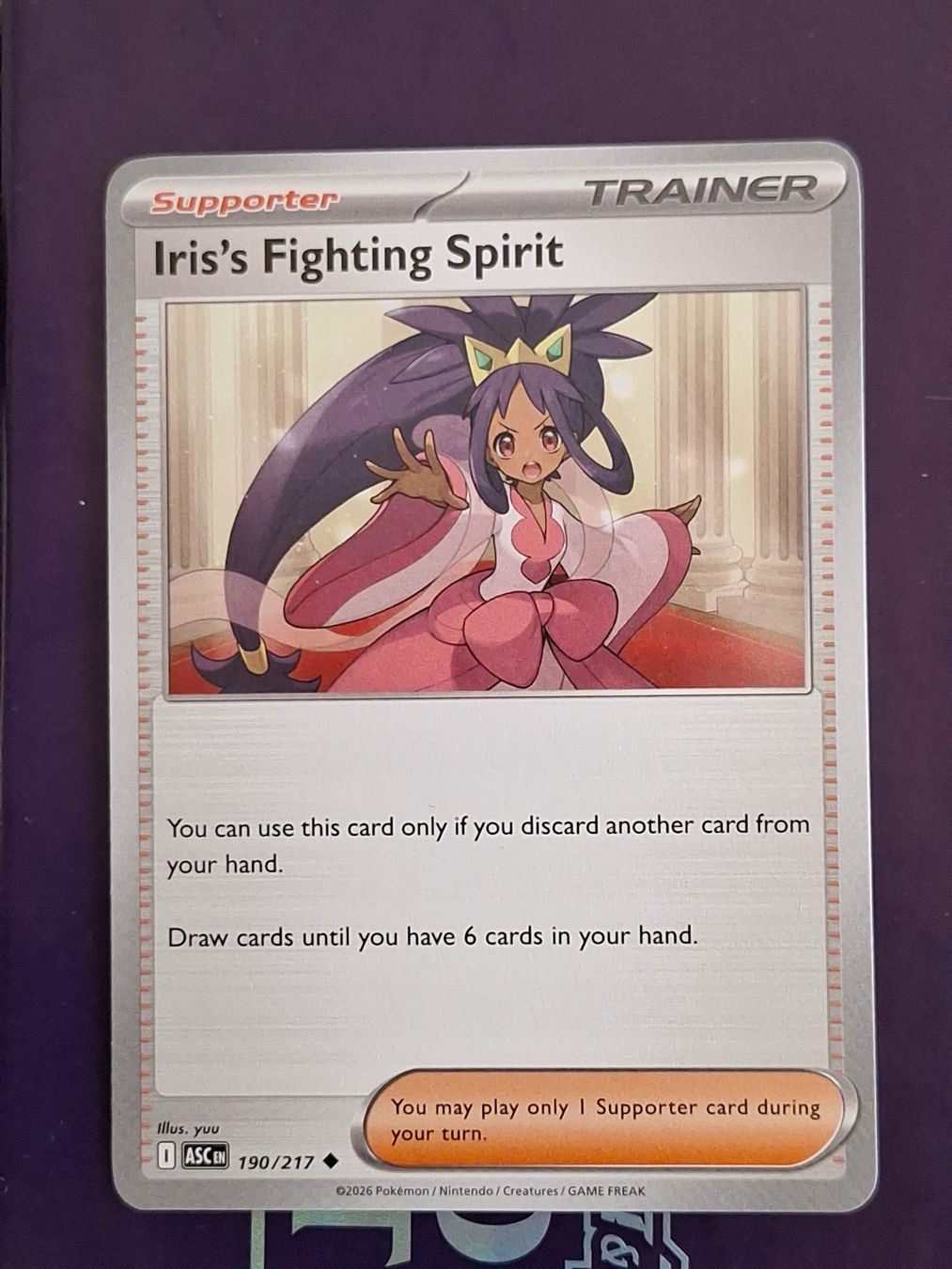 Pokémon Carte collezionabili: Iris's Fighting Spirit - Pokemon Ascended Heroes – Usato da Altstätten SG venduto da GGsGameshop