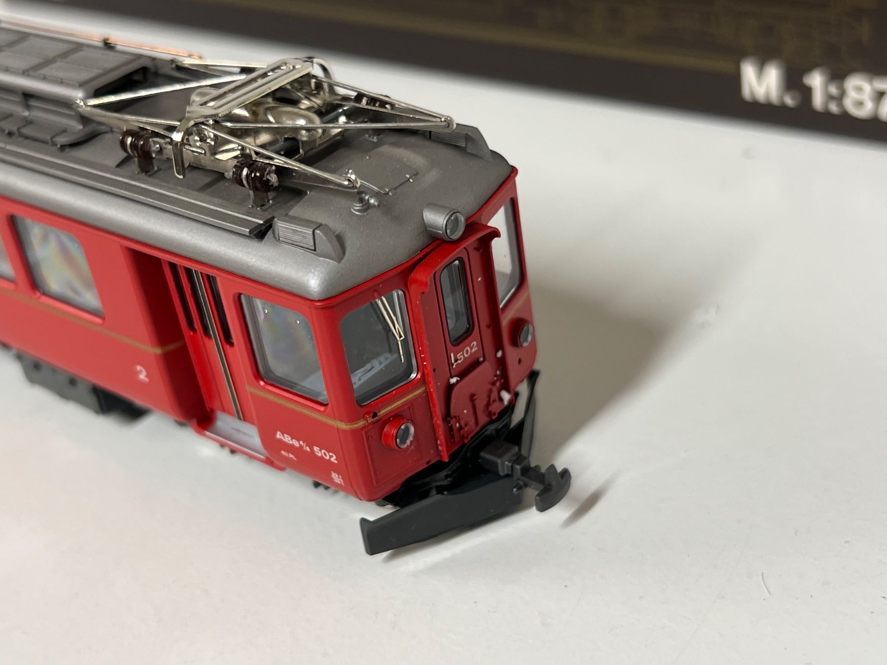 Bemo Modellini di ferrovie: Bemo H0m 1265/2 - RhB ABe 4/4 Nr.502 – Nuovo (secondo la descrizione) da Neuenhof venduto da ludovicco 4