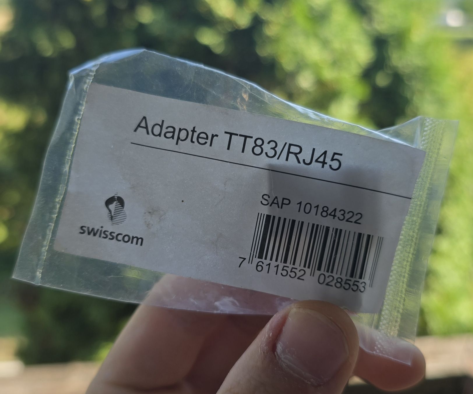 Unità & Adattatore: Reichle-Stecker (Swisscom Adapter) – Nuovo e nell'imballaggio originale da Grandval venduto da Golumbus
