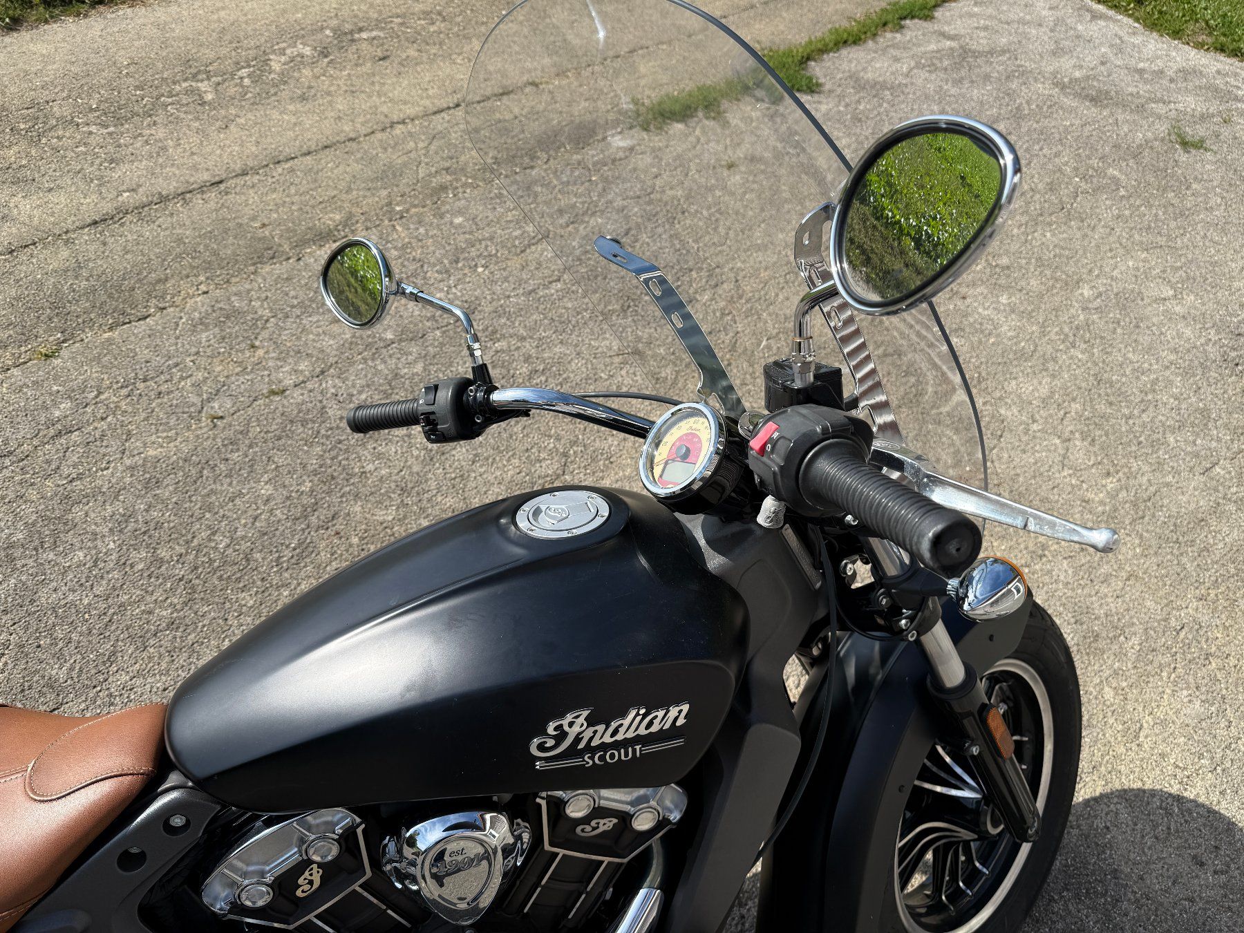 Indian Motorcycle Chopper: Indian Scout ABS noire mat – Usato da BURE venduto da guelatro 3
