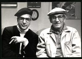 Fotografie Komiker Groucho Marx mit Fran