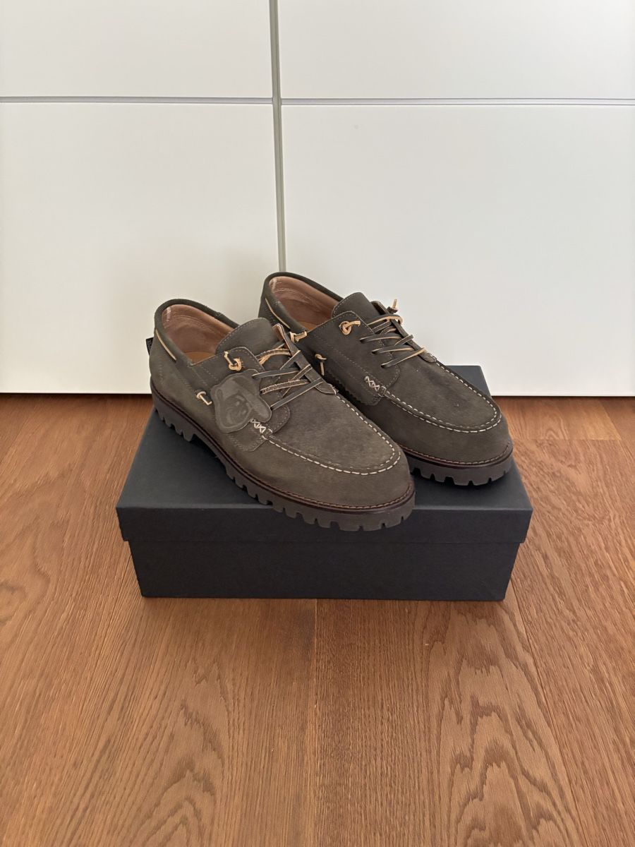 Scarpe da uomo: Pompeii Bristol Suede dunkelgrün – Nuovo (secondo la descrizione) da Basel venduto da dav_k2x8