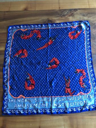 Foulard soie EPICE 61cm par 60cm