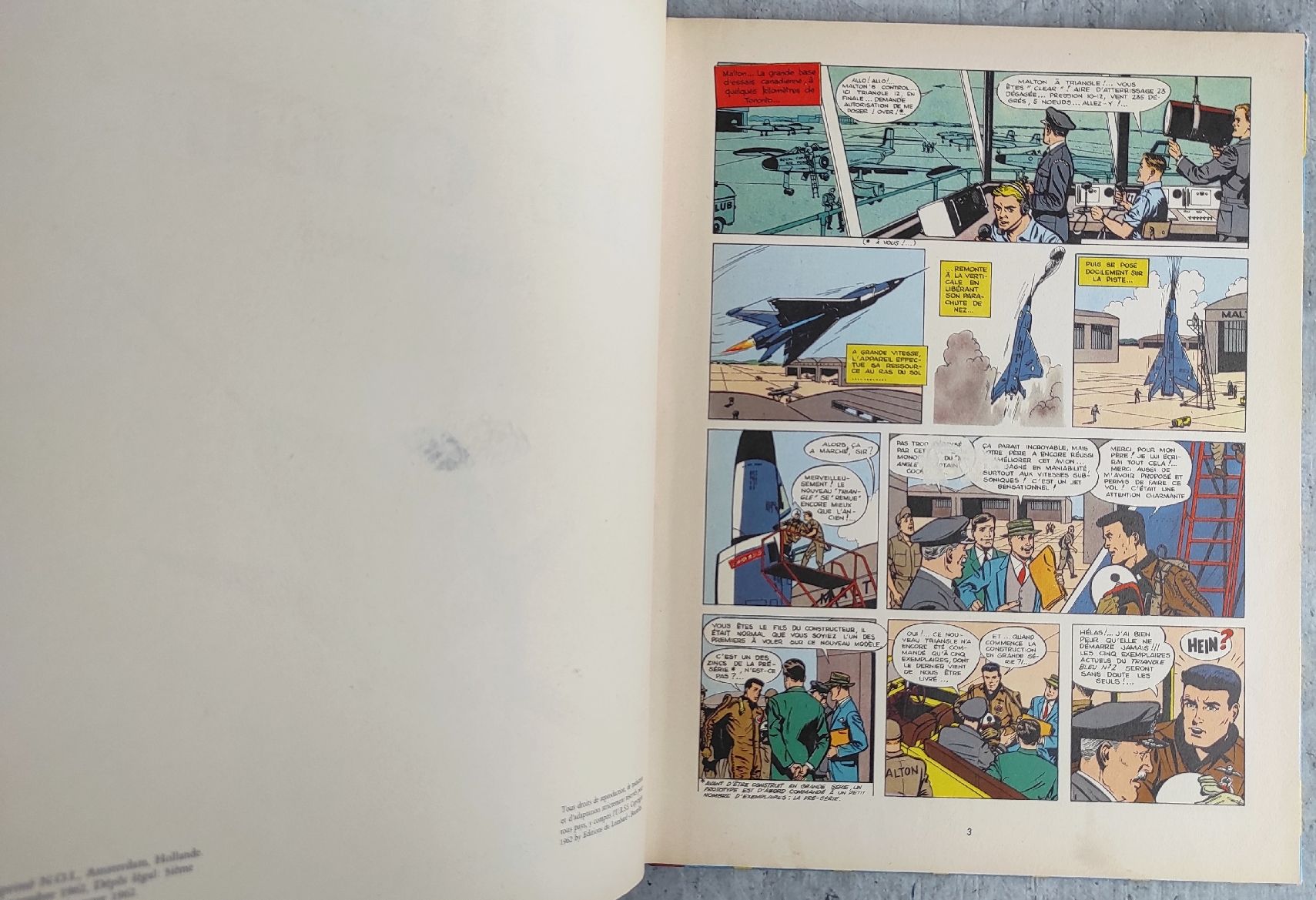 Comics: DAN COOPER 5. Duel dans le Ciel  EO Lombard ***1962*** – Gebraucht aus Biel/Bienne von pijama 4