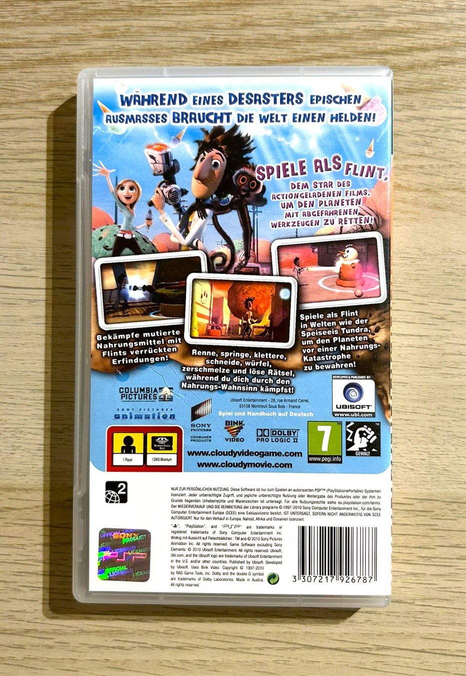 Sony Spiele: Wolkig mit Aussicht auf Fleischbällchen PSP – Gebraucht aus St. Gallen von Alpine.Arcade 1