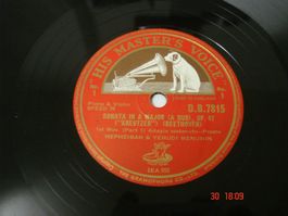 Schellackplatten Beethoven Kreutzersonate A-Dur Op.47