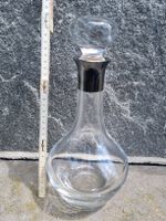 Kristallflasche vintage signed