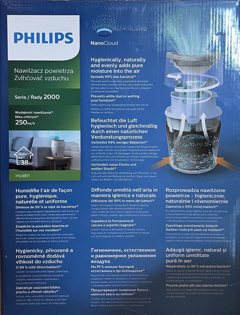 Philips Umidificatori d'aria: Luftbefeuchter Philips Series 2000 HU4801 / HU4811 – Usato da Winterthur venduto da flip2008 4