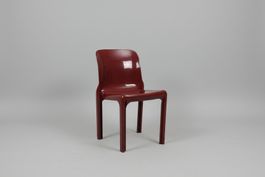 Artemide Selene Stuhl Rot, Vico Magistretti, 1970er
