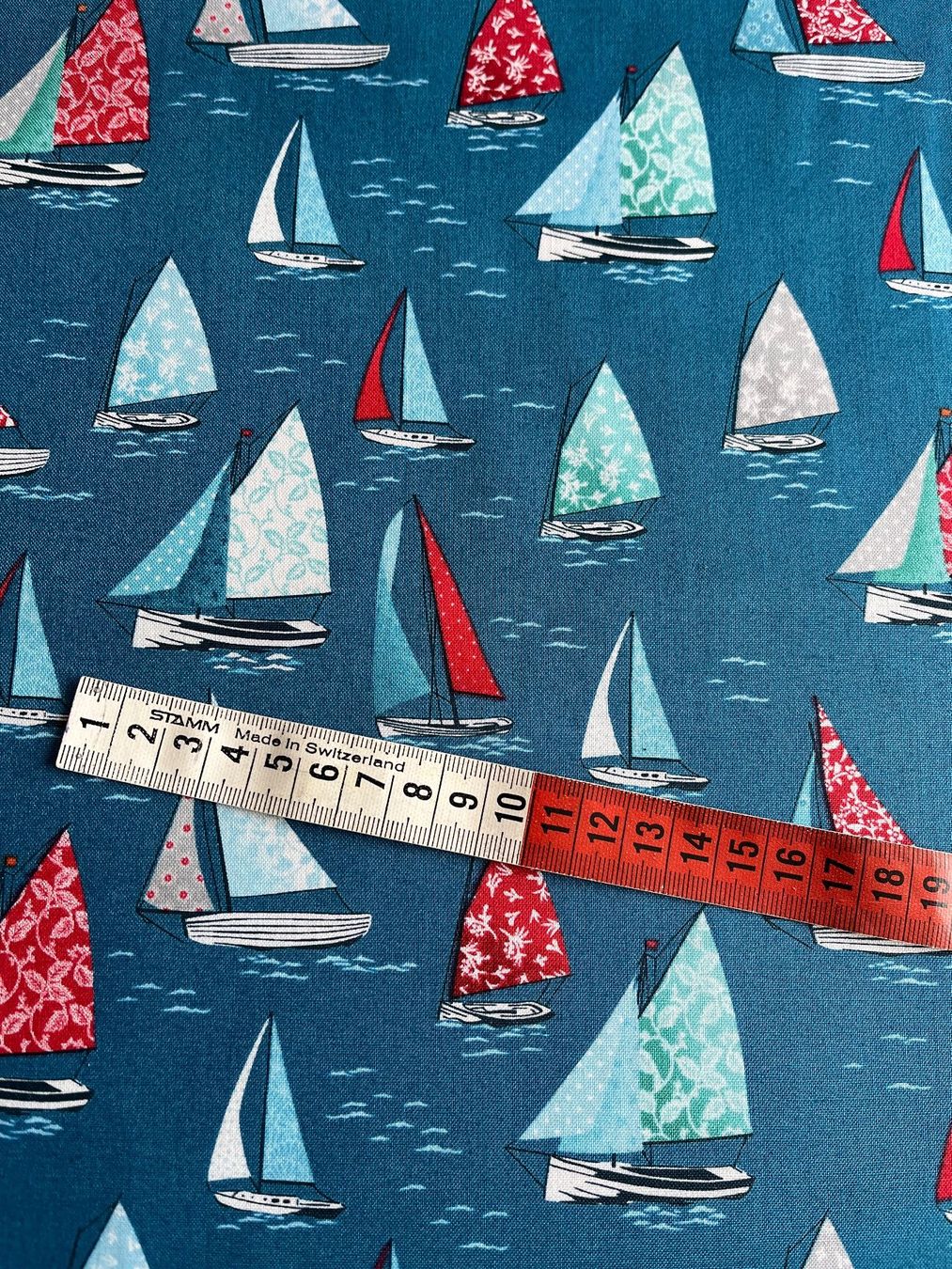 Tissus: Patchworkstoff  Schiff ahoi – Neuf (Voir description) à Seuzach par KreativmitStoff 1