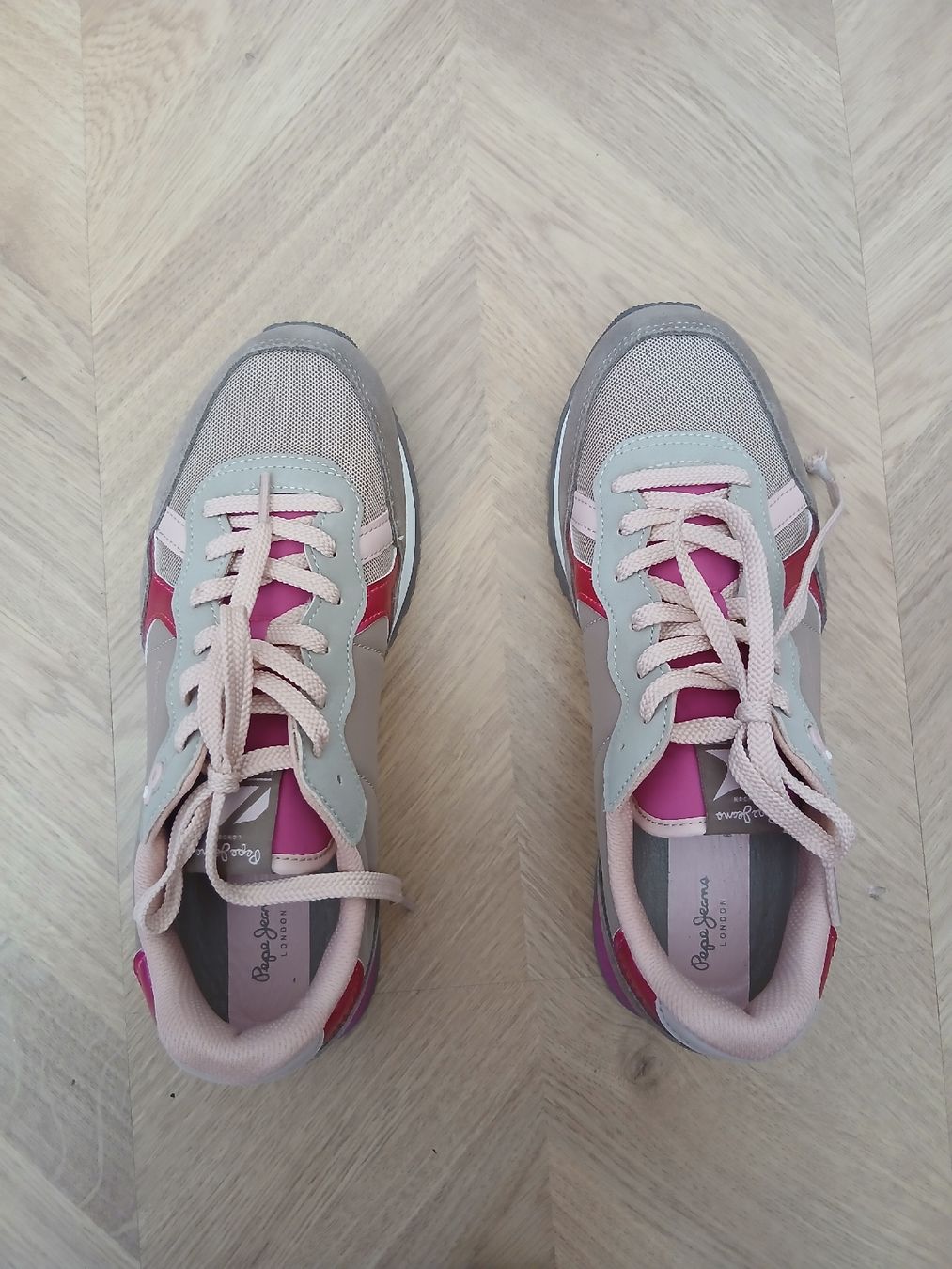 Pepe Jeans Scarpe da donna: Pepe Jeans Sneakers Brown Pink Size 40 – Nuovo (secondo la descrizione) da Wil SG venduto da tre_g2l7