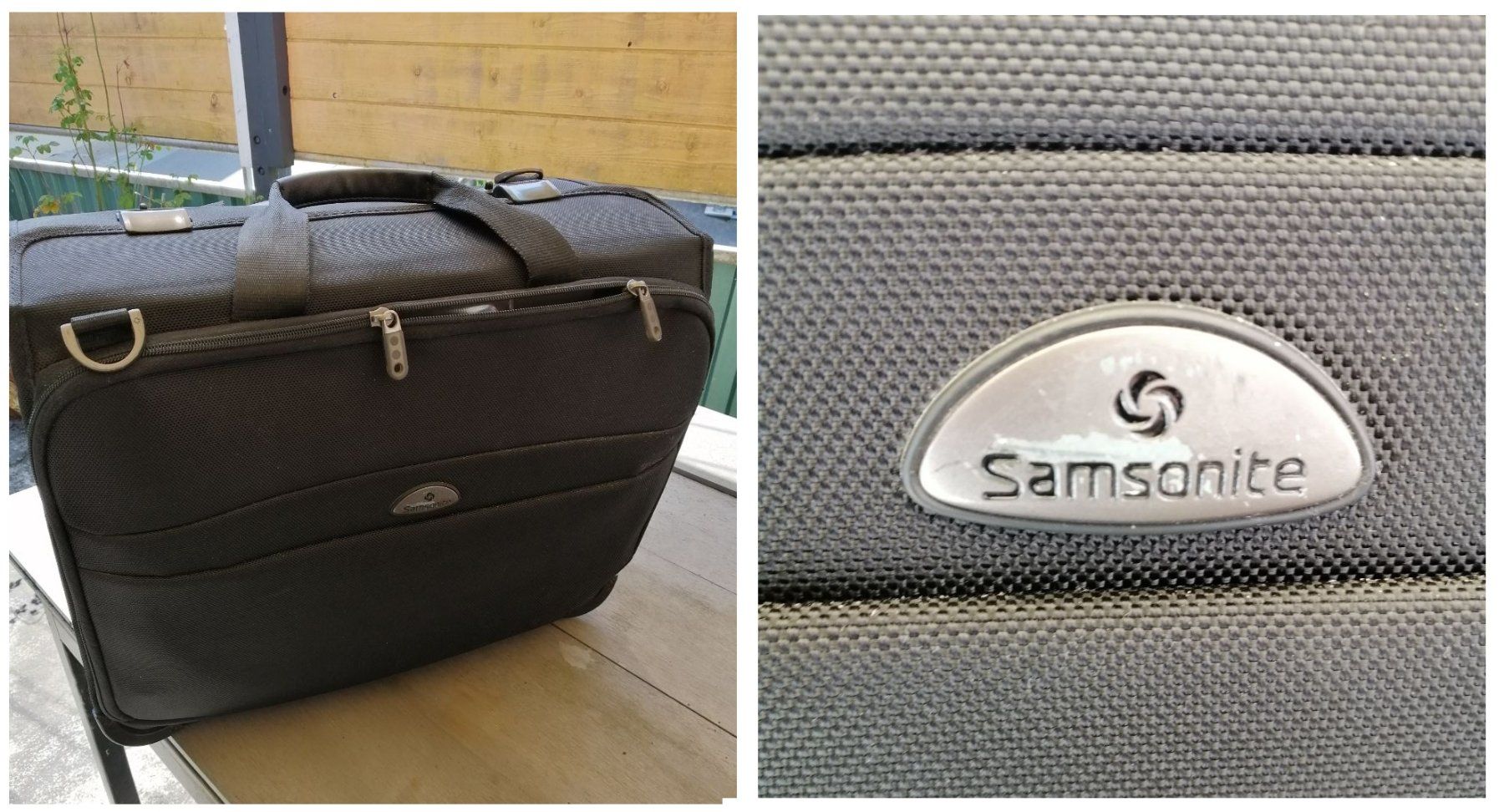 Valigie & Borse: Robuster Samsonite Business-Trolley / Pilotenkoffer schwarz – Usato da Schaffhausen venduto da Golom01