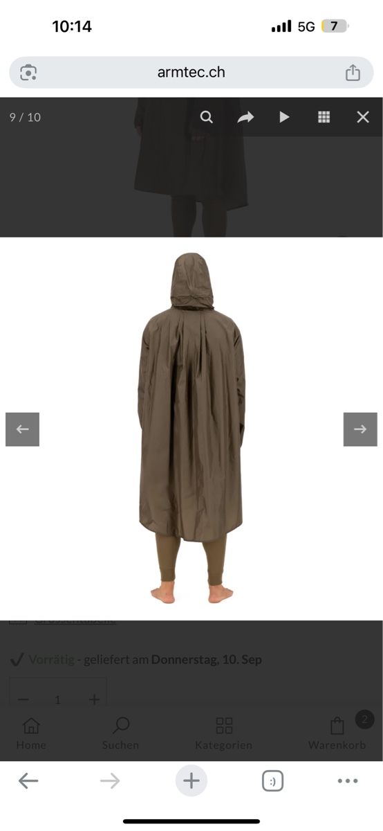 Mäntel: Schweizer Armee Regenschutz-Poncho 18 – Neu (gemäss Beschreibung) aus Rhäzüns von lan_6zm9 1